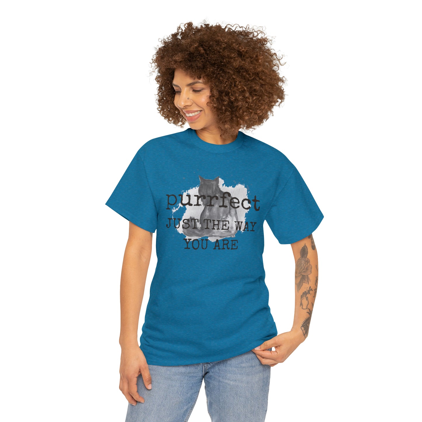 Purrfect Just the Way You Are Cat Tee