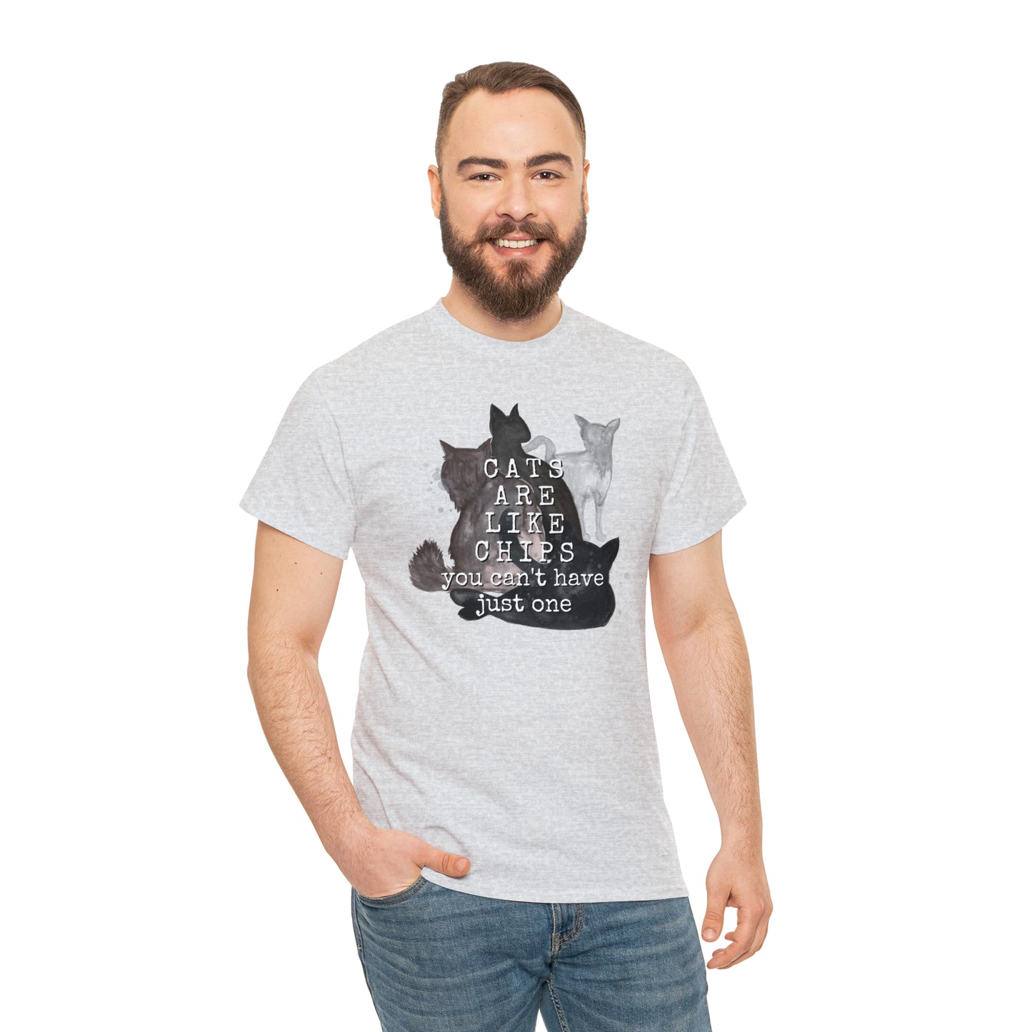 Cats Are Like Chips Tee
