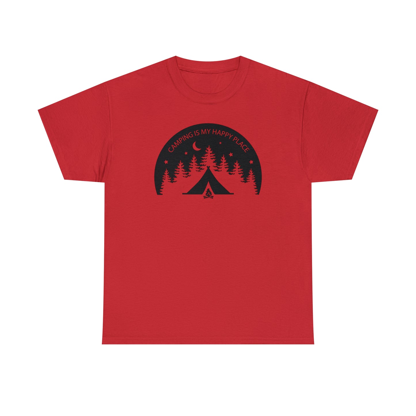 Camping Is My Happy Place Tee