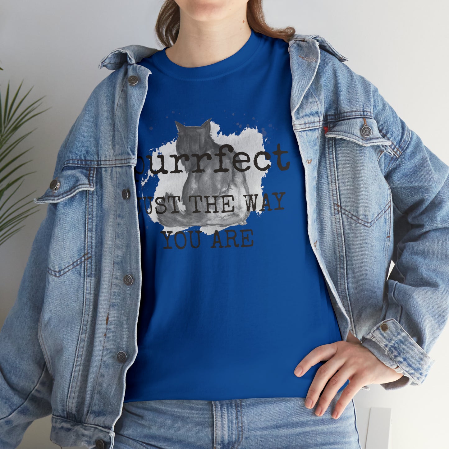 Purrfect Just the Way You Are Cat Tee