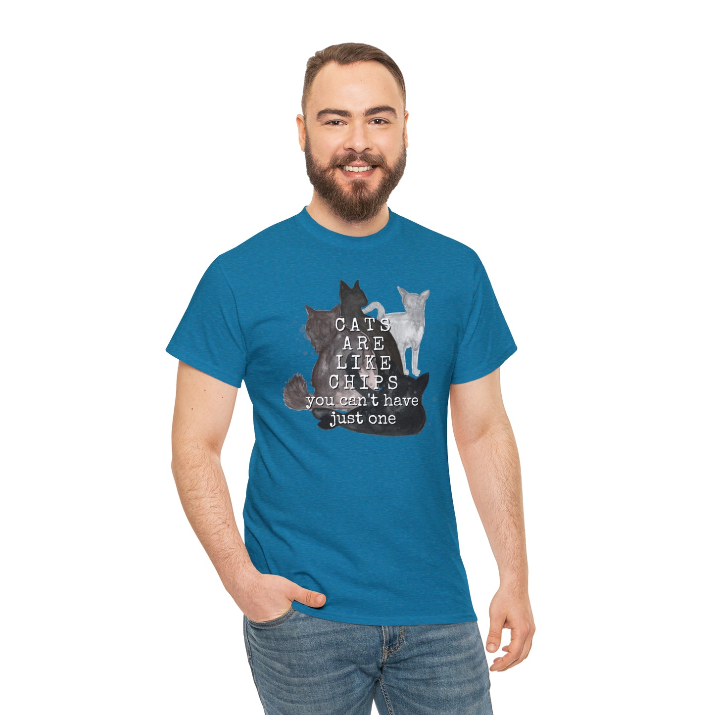 Cats Are Like Chips Tee