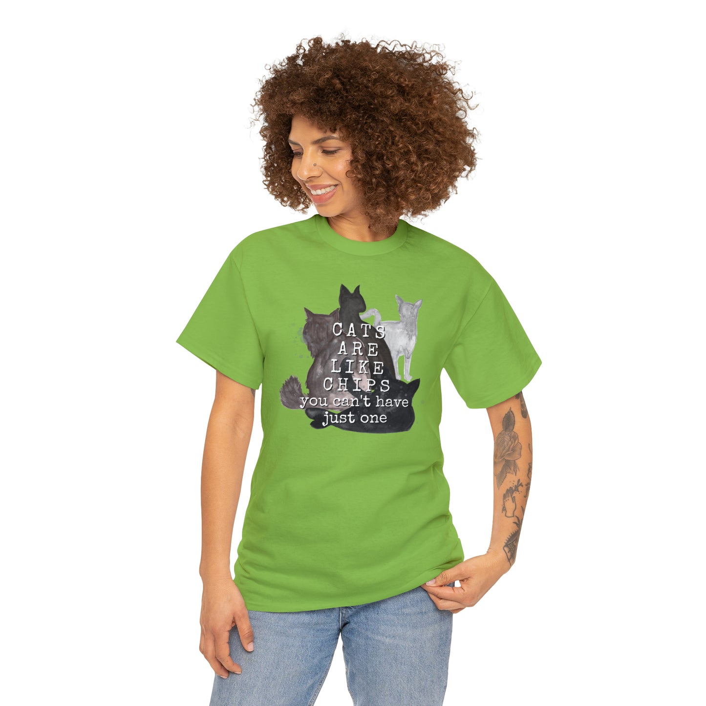 Cats Are Like Chips Tee