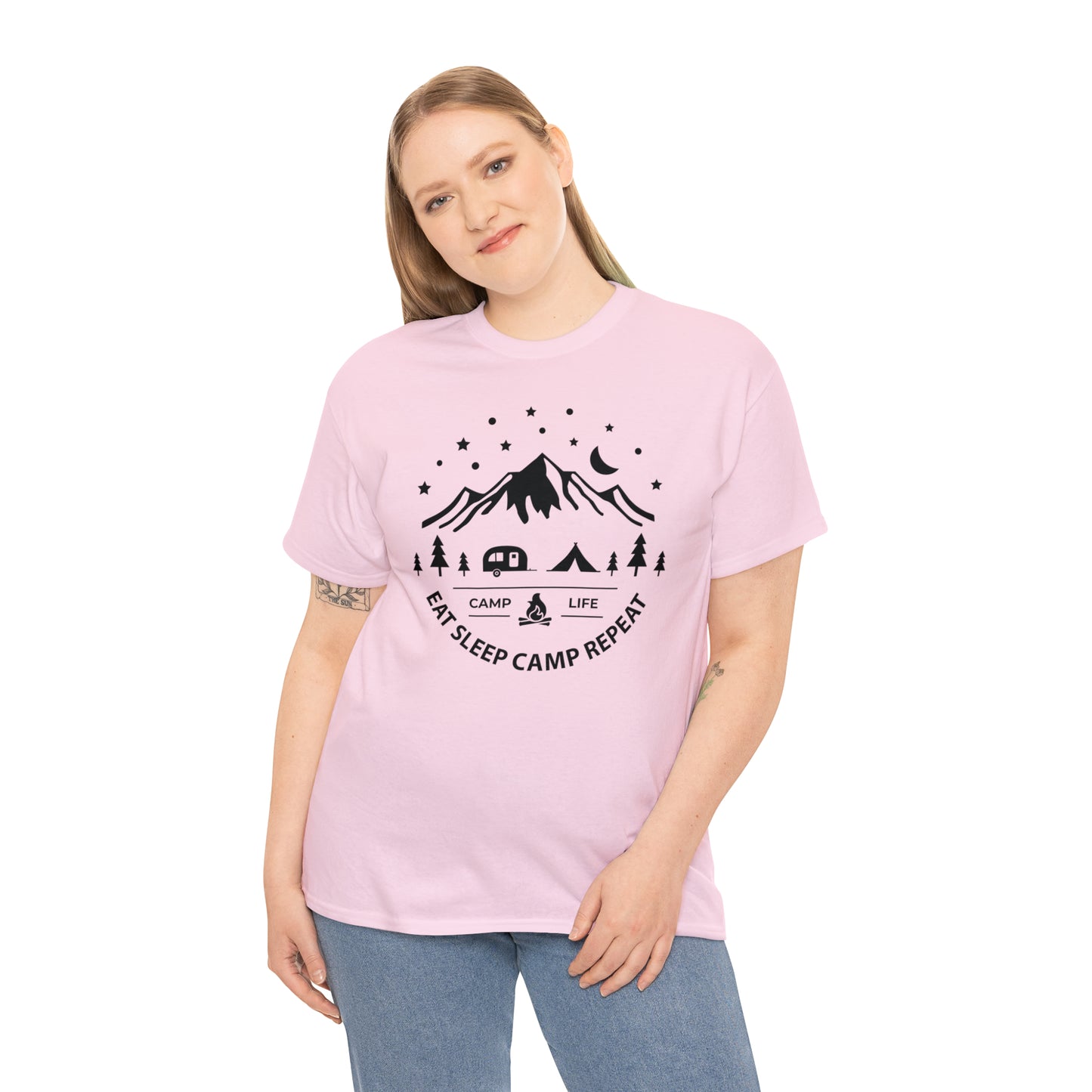 Eat Sleep Camp Repeat Tee