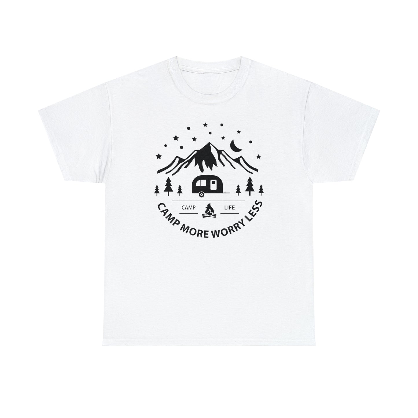 Camp More Worry Less Tee