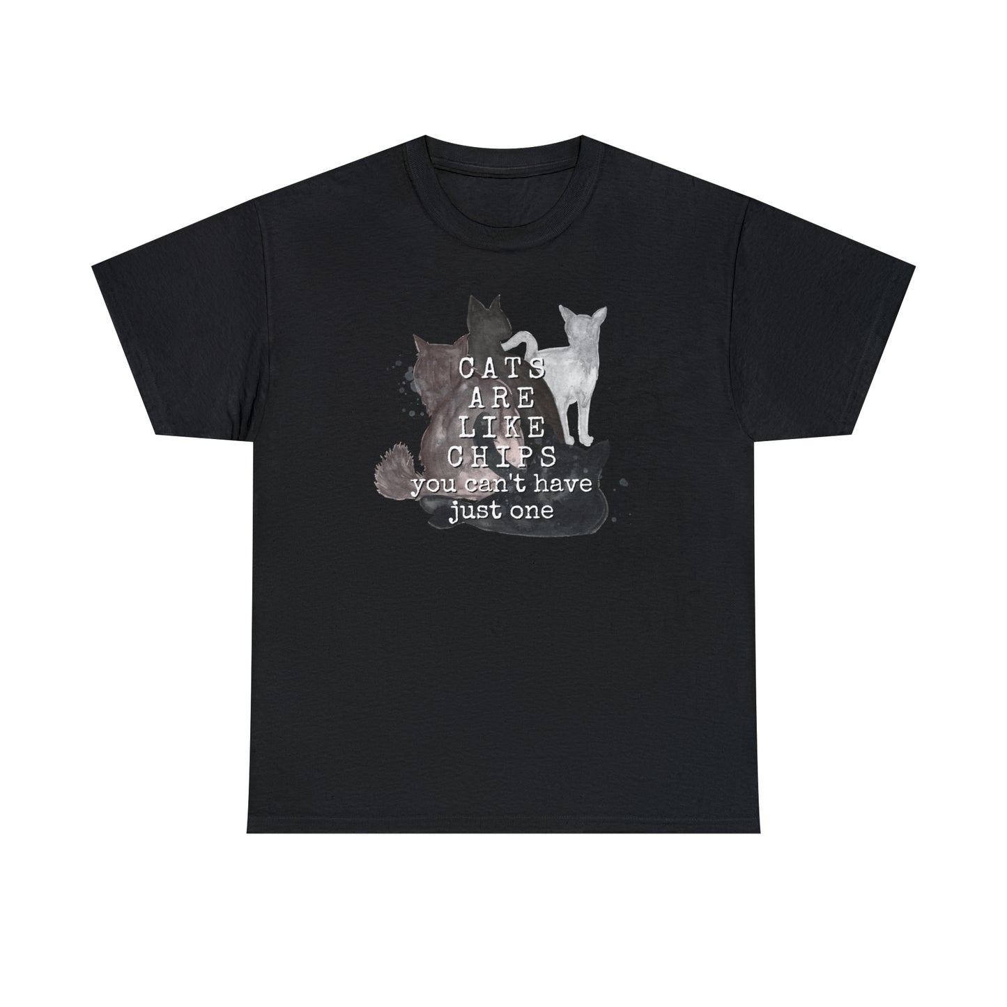 Cats Are Like Chips Tee