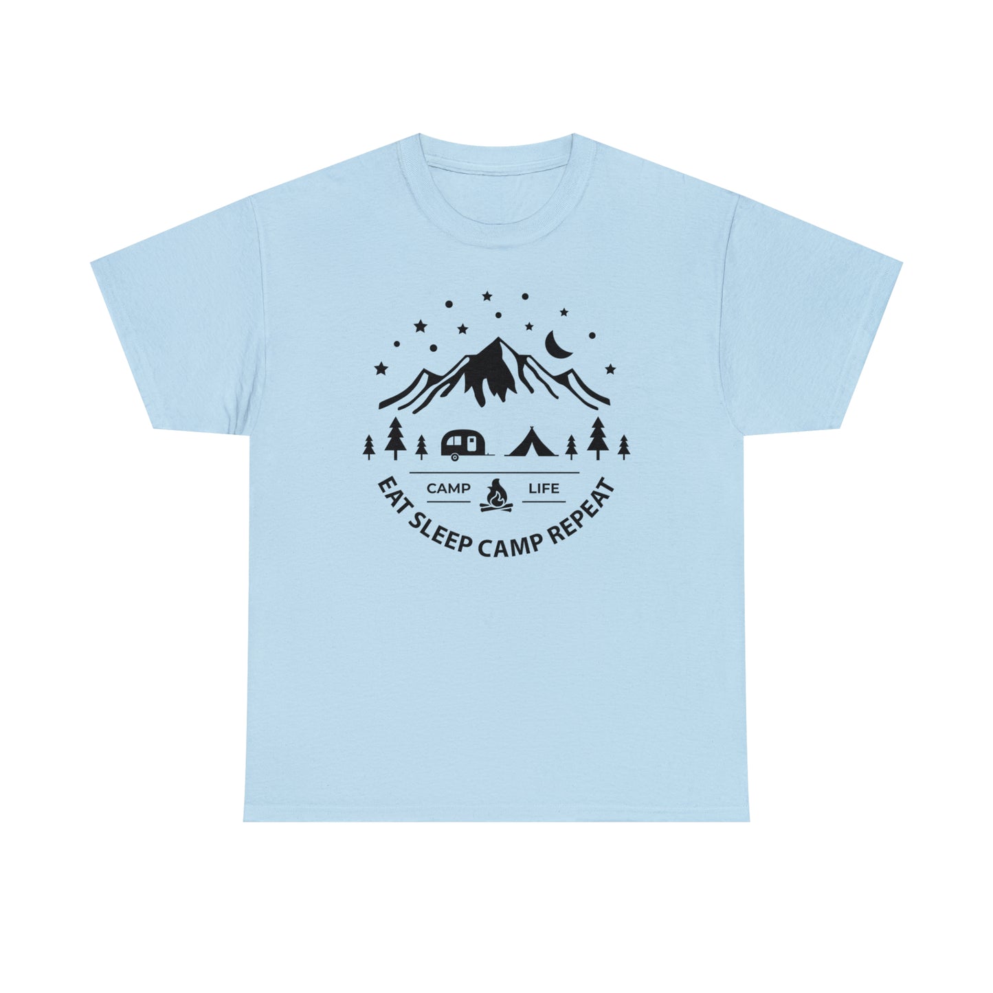 Eat Sleep Camp Repeat Tee