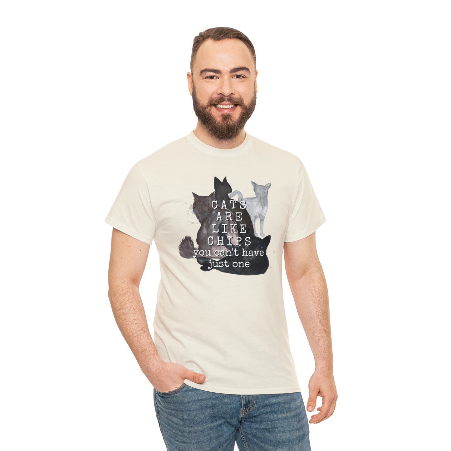 Cats Are Like Chips Tee