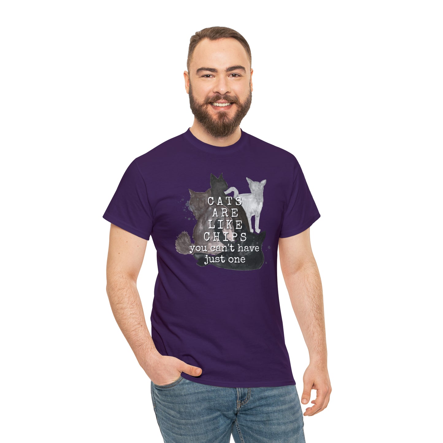 Cats Are Like Chips Tee