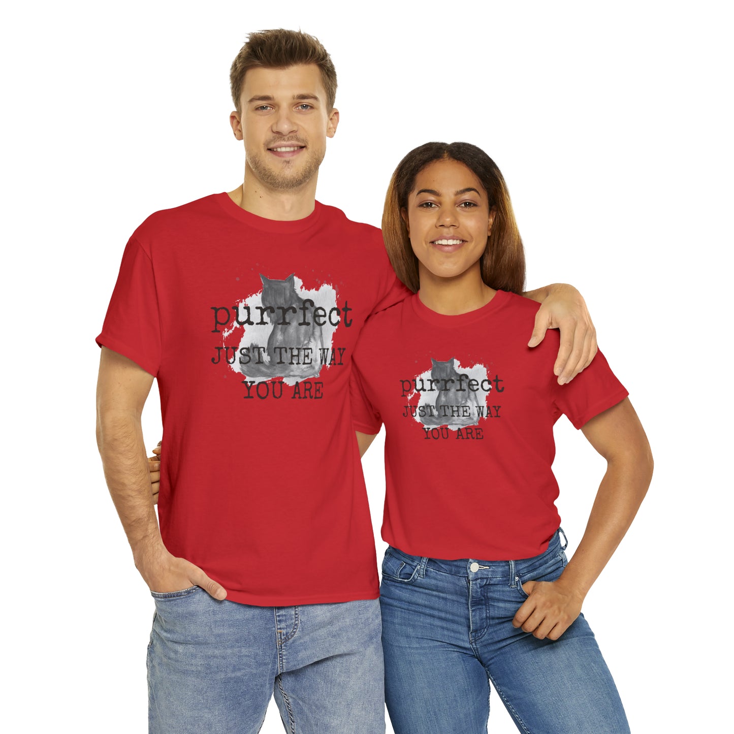 Purrfect Just the Way You Are Cat Tee