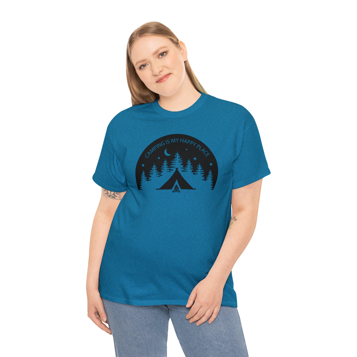 Camping Is My Happy Place Tee