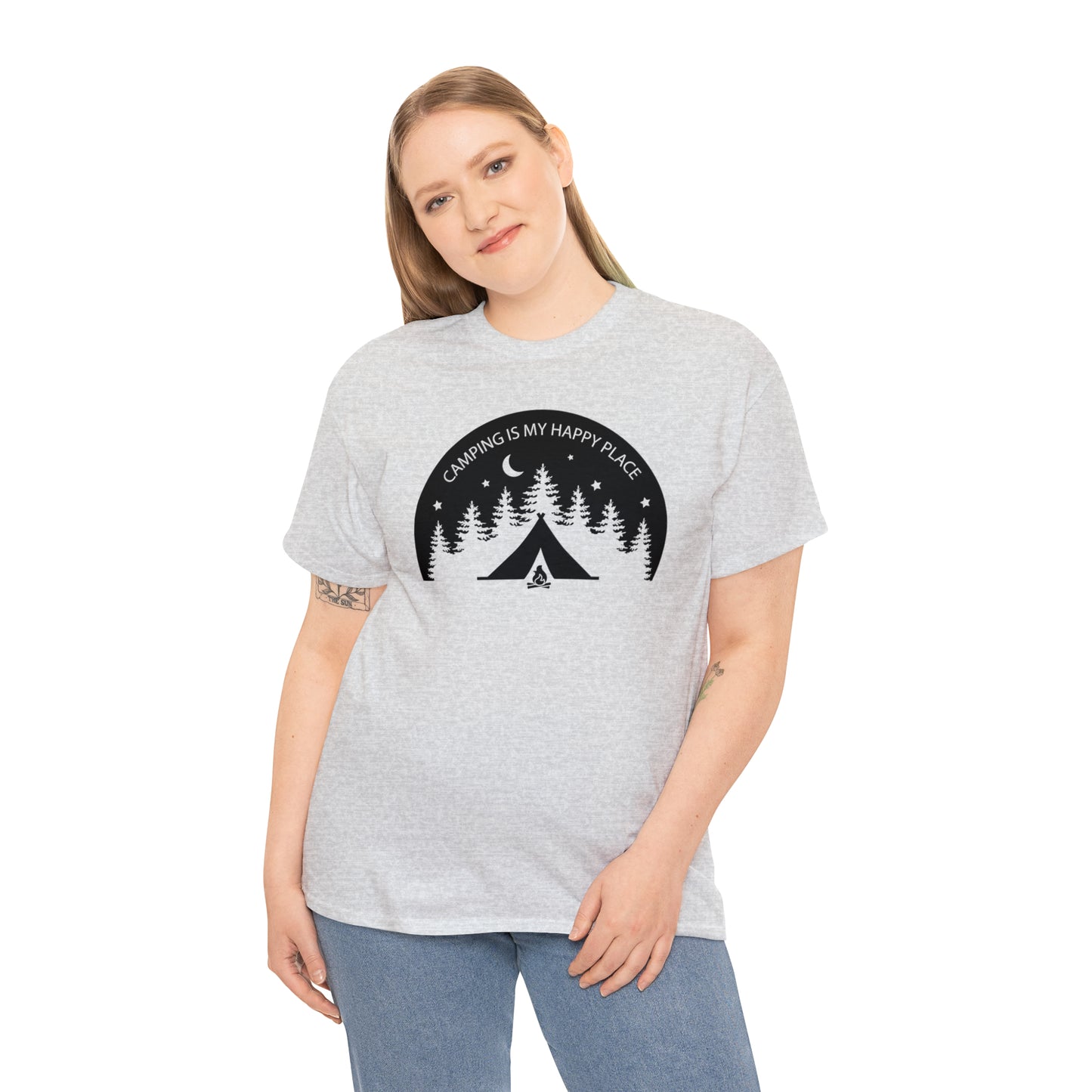 Camping Is My Happy Place Tee