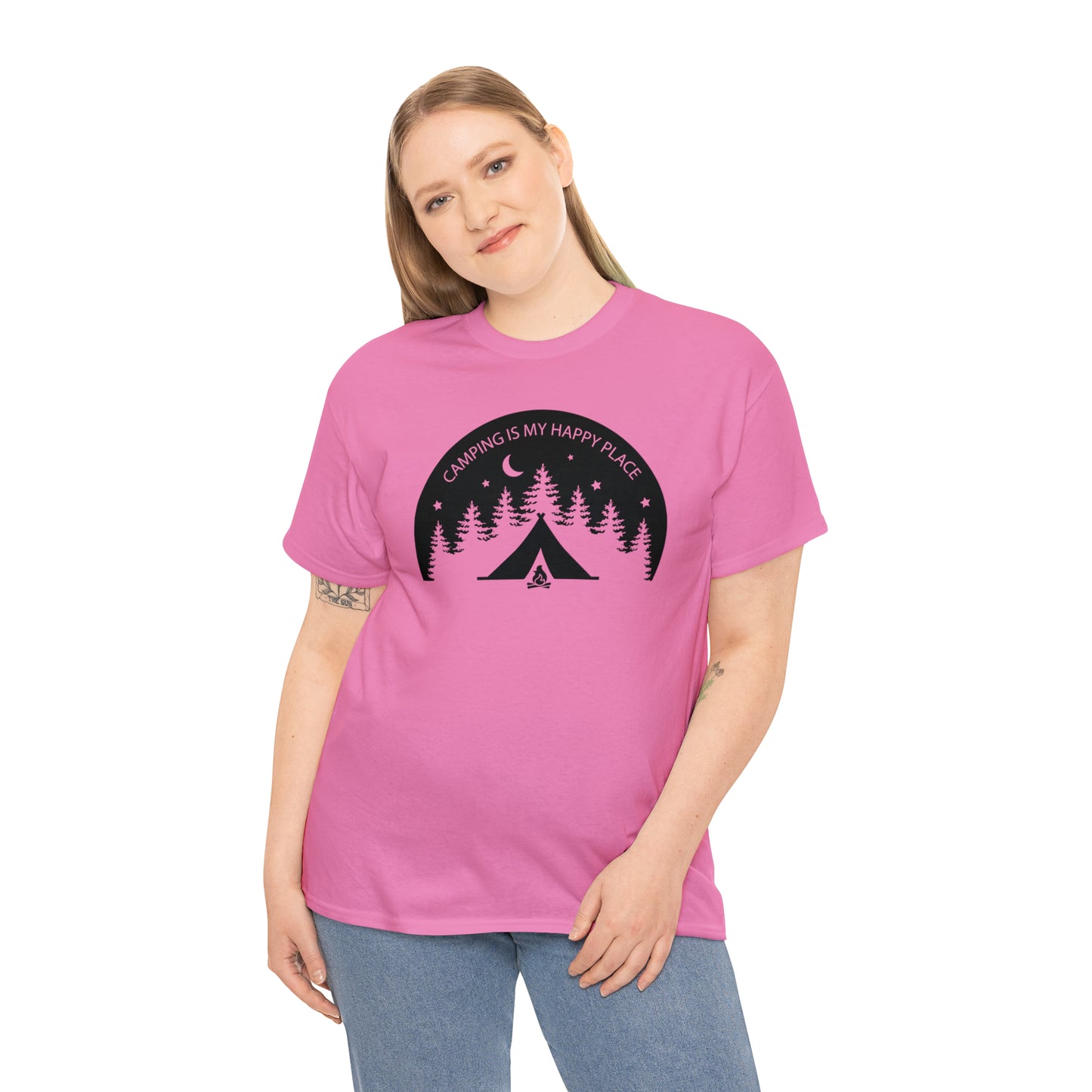 Camping Is My Happy Place Tee