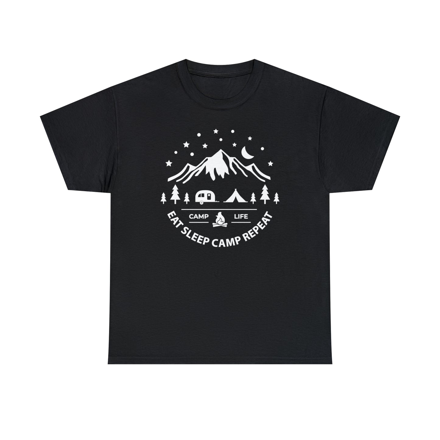 Eat Sleep Camp Repeat Tee