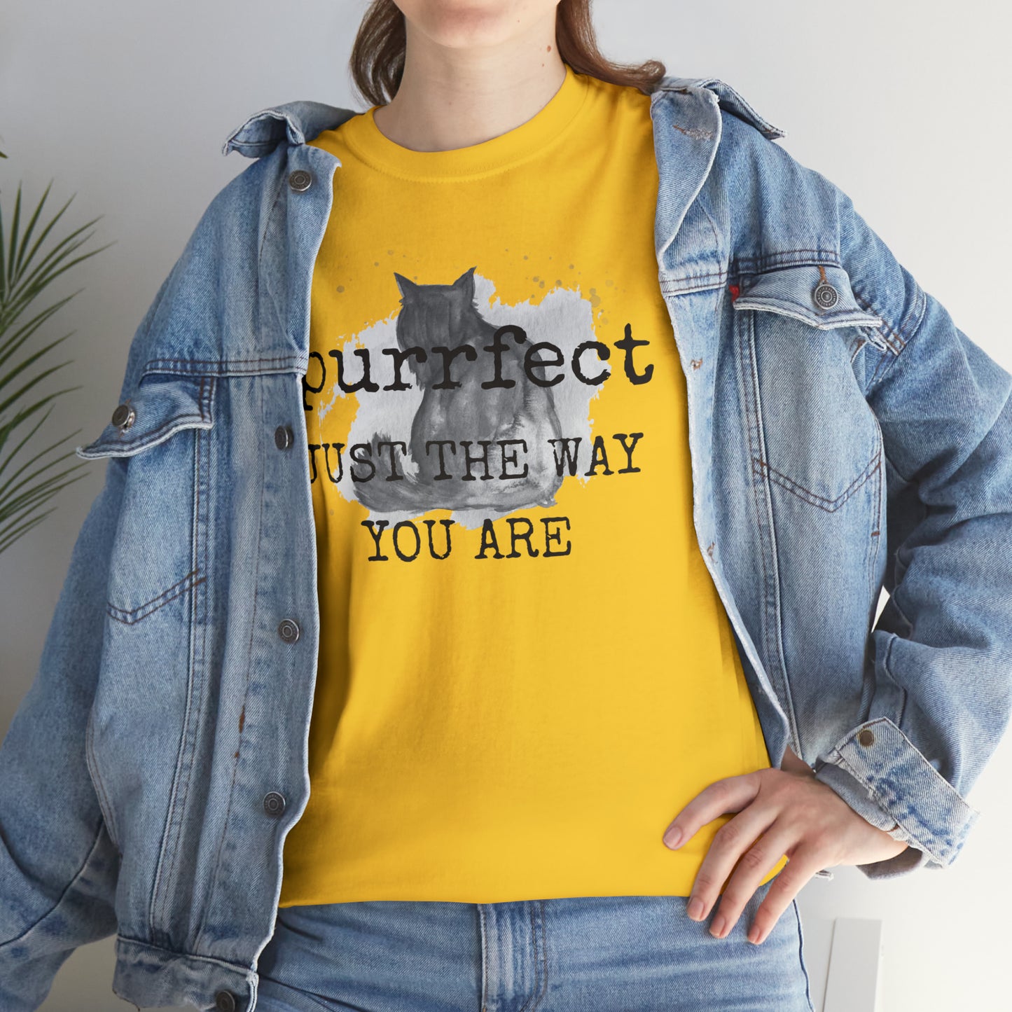 Purrfect Just the Way You Are Cat Tee