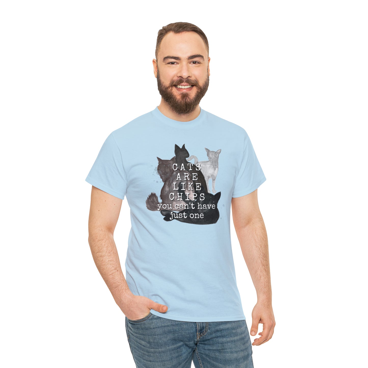 Cats Are Like Chips Tee