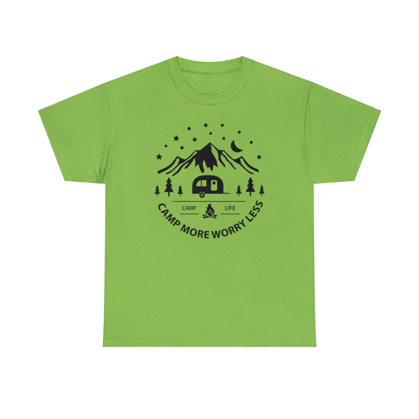 Camp More Worry Less Tee