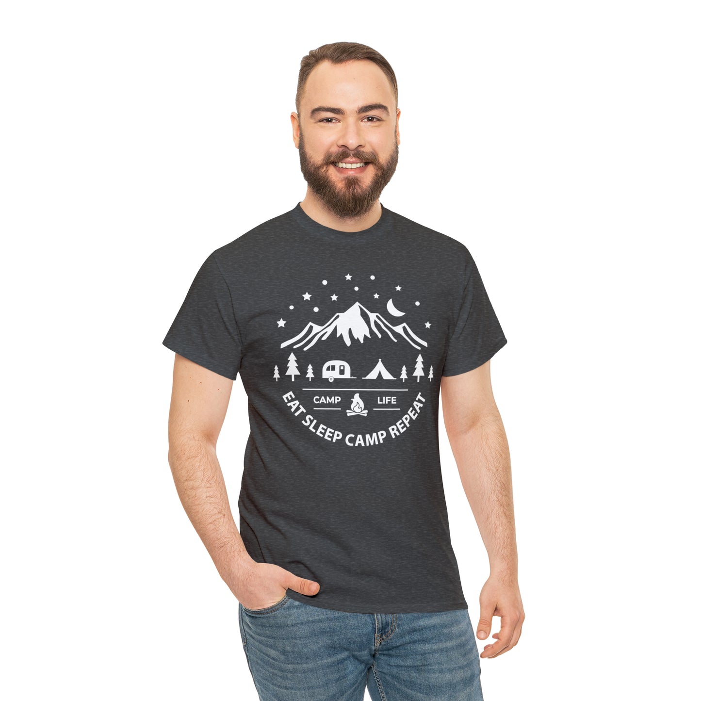 Eat Sleep Camp Repeat Tee