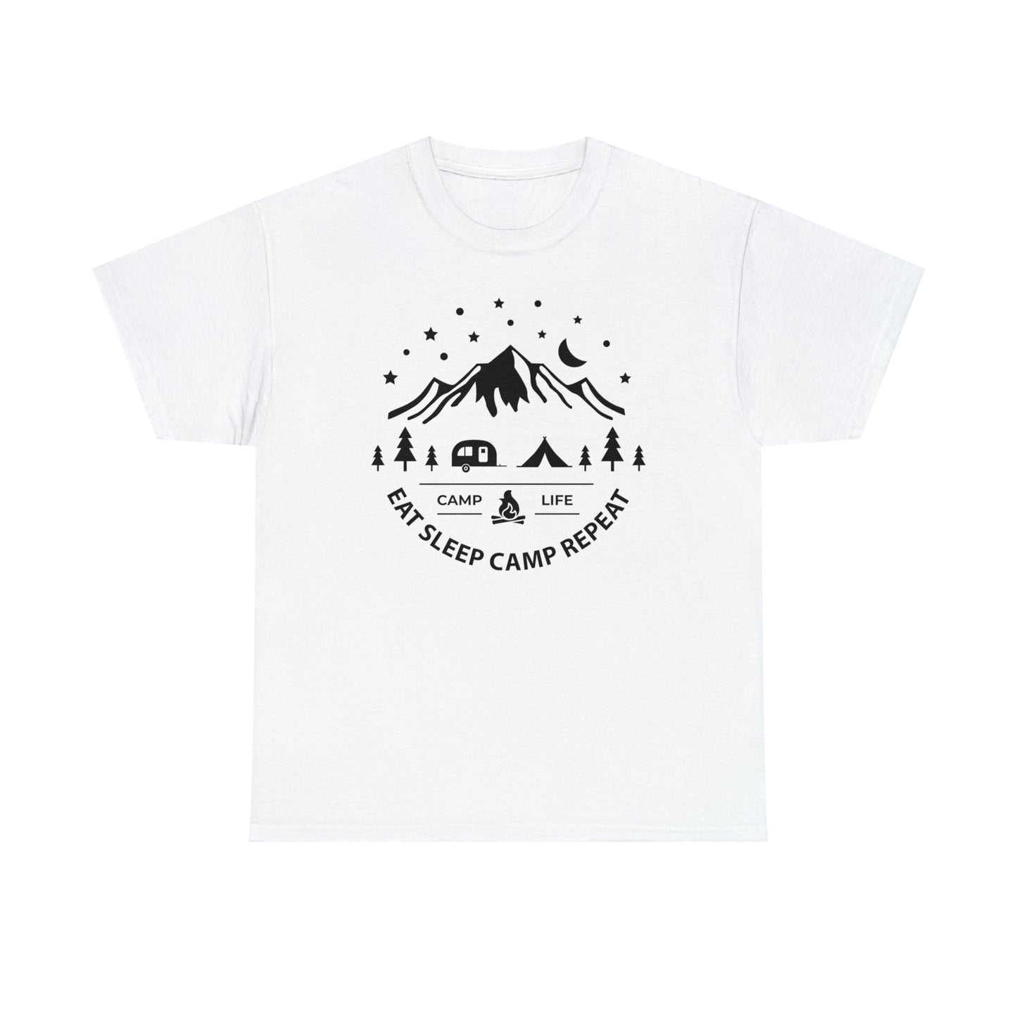 Eat Sleep Camp Repeat Tee