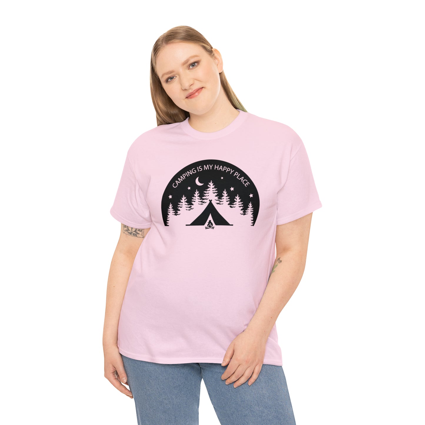 Camping Is My Happy Place Tee