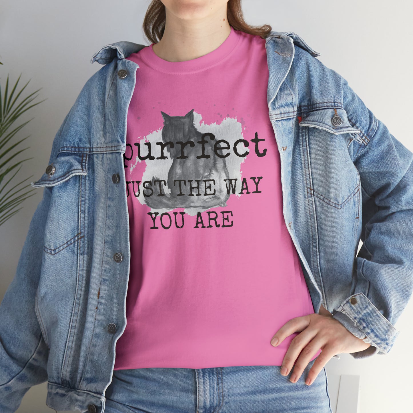 Purrfect Just the Way You Are Cat Tee