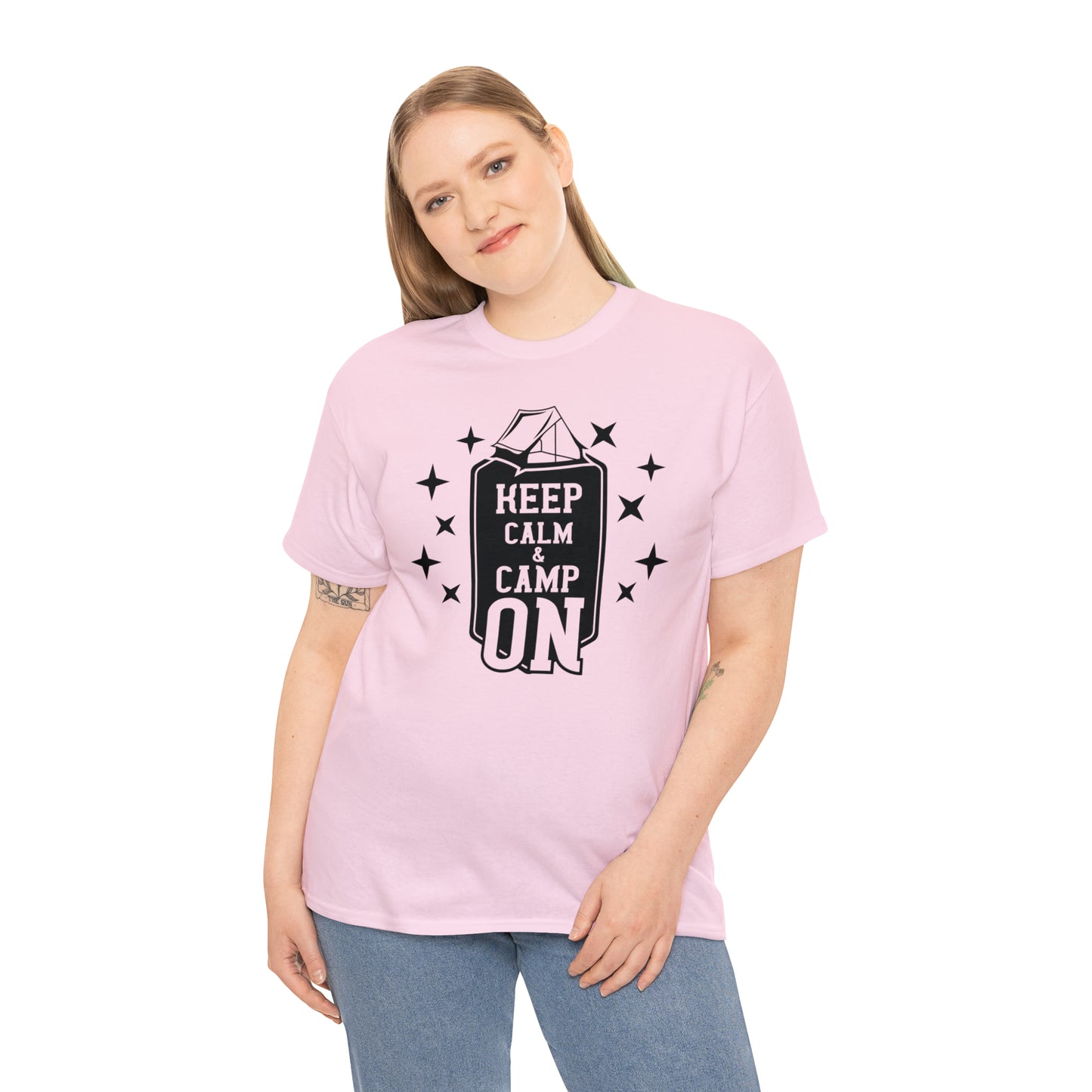 Keep Calm and Camp On Tee