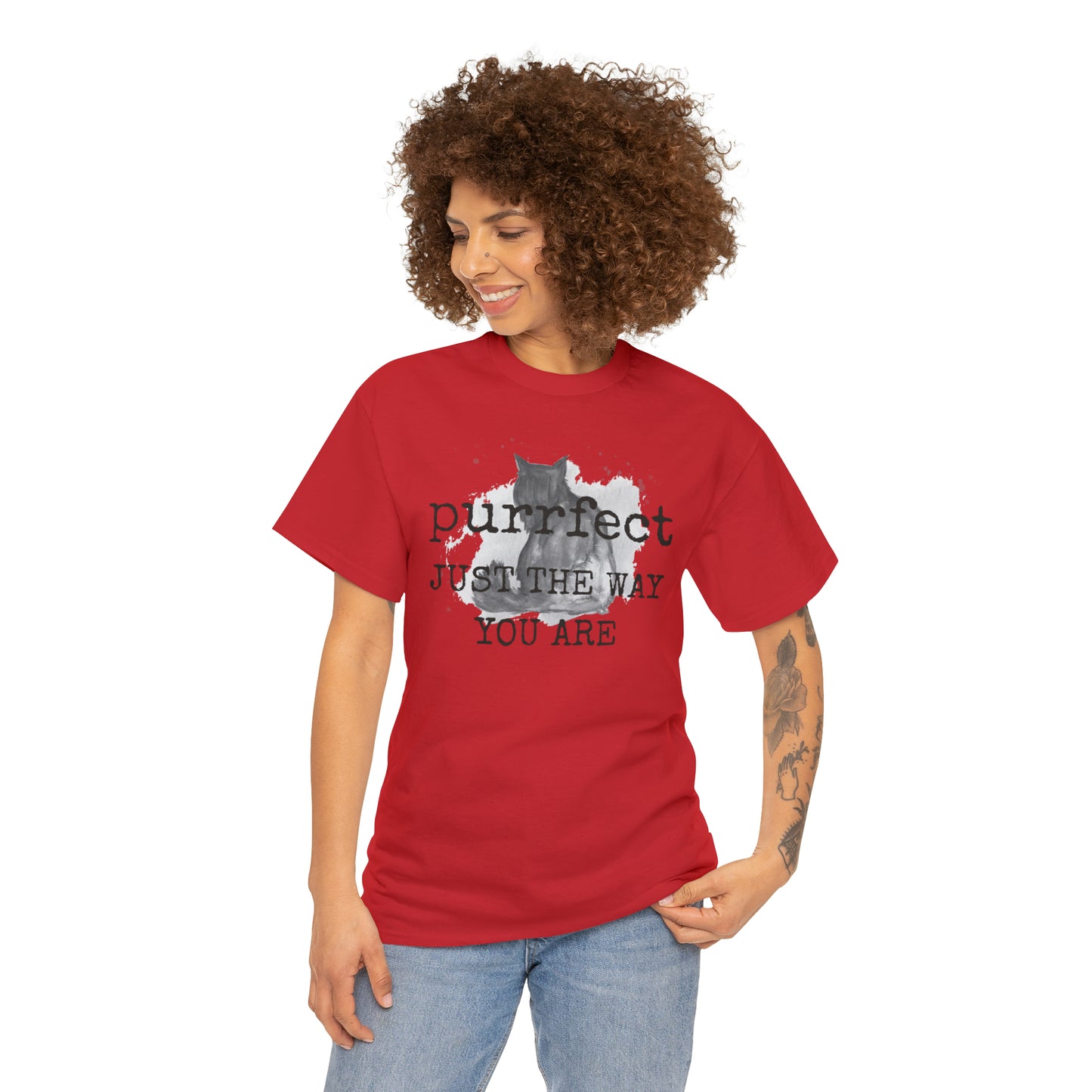 Purrfect Just the Way You Are Cat Tee
