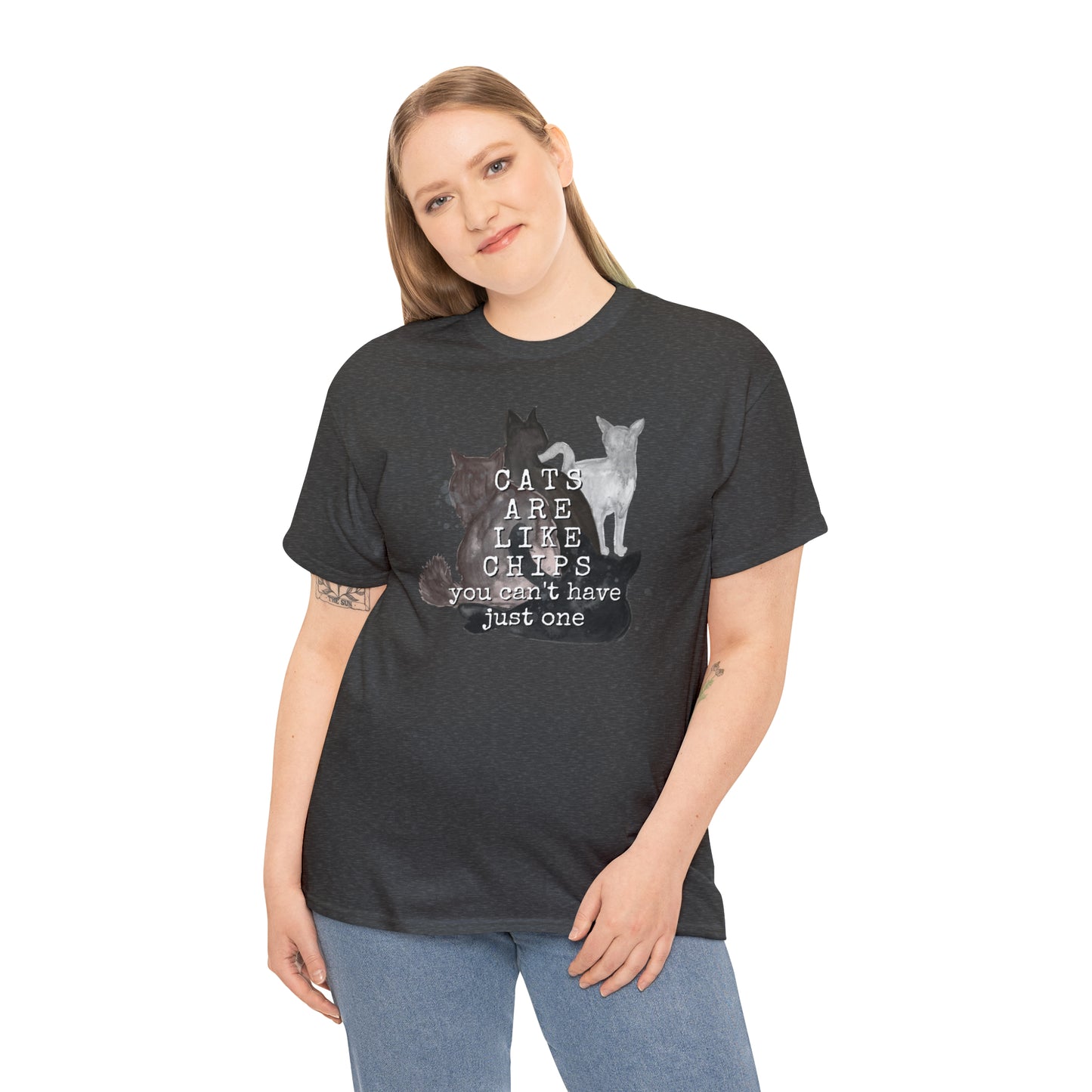 Cats Are Like Chips Tee