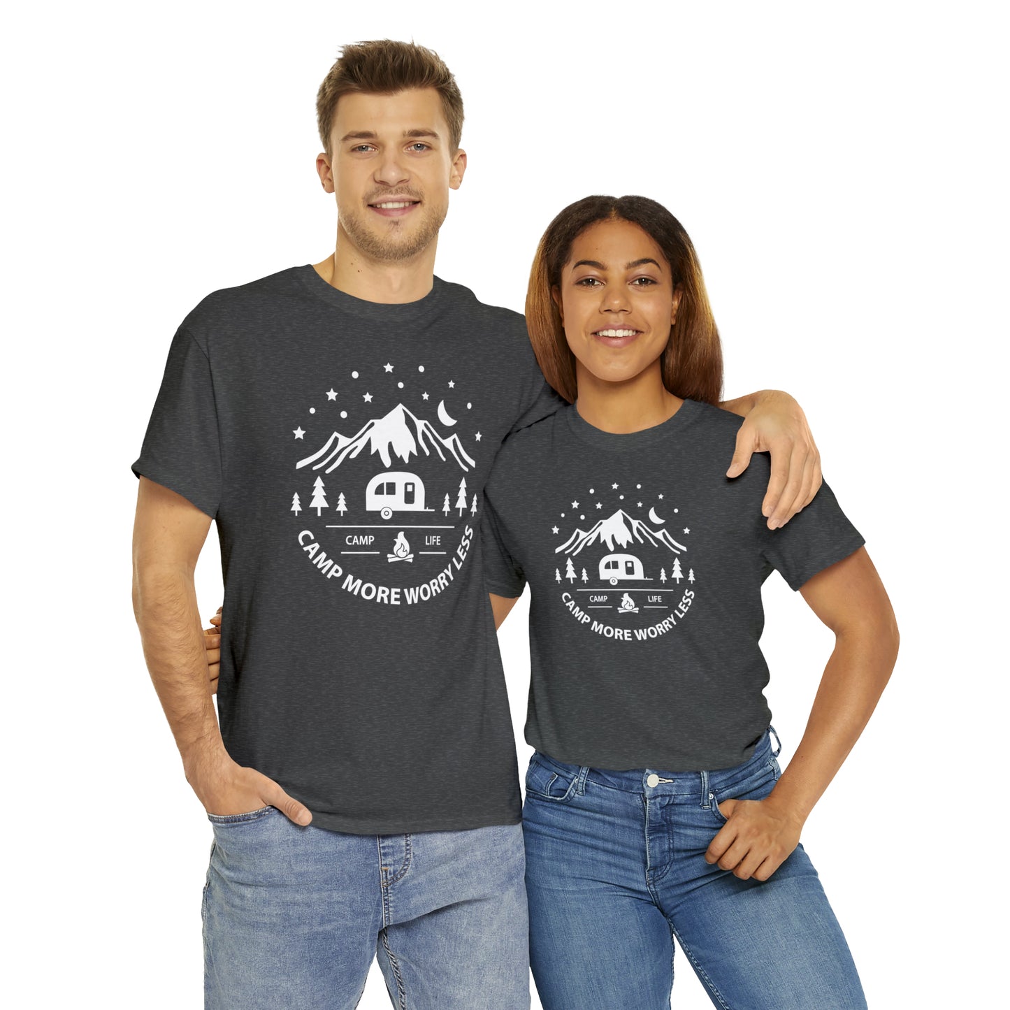 Camp More Worry Less Tee