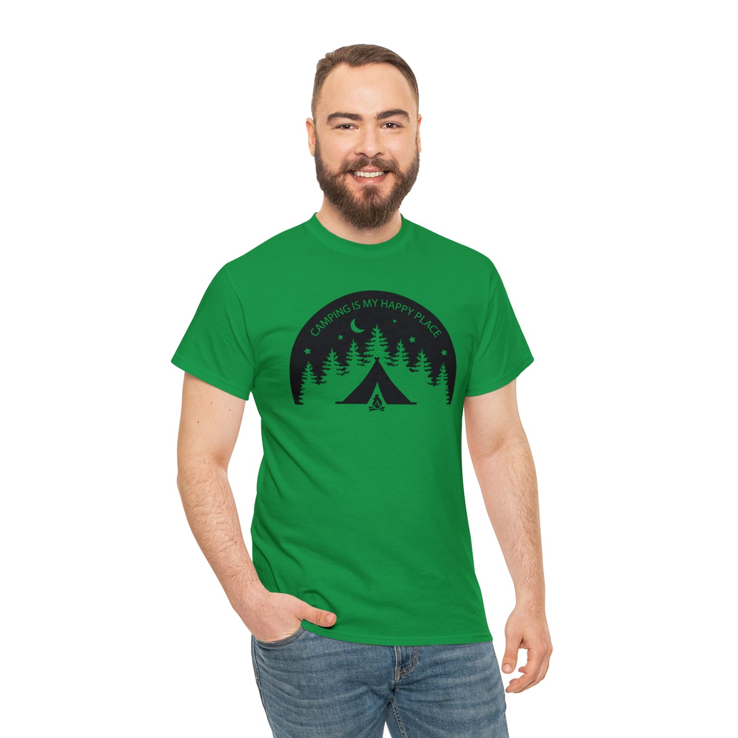 Camping Is My Happy Place Tee