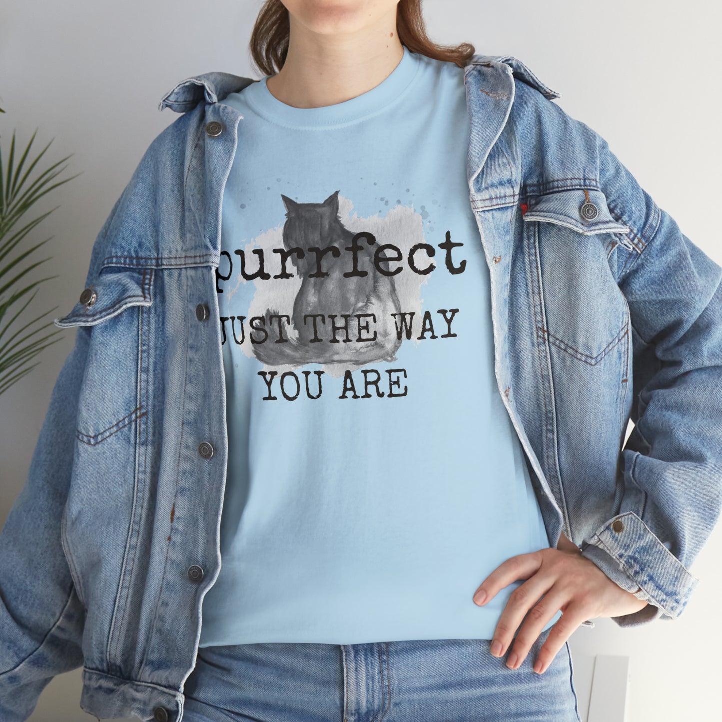 Purrfect Just the Way You Are Cat Tee
