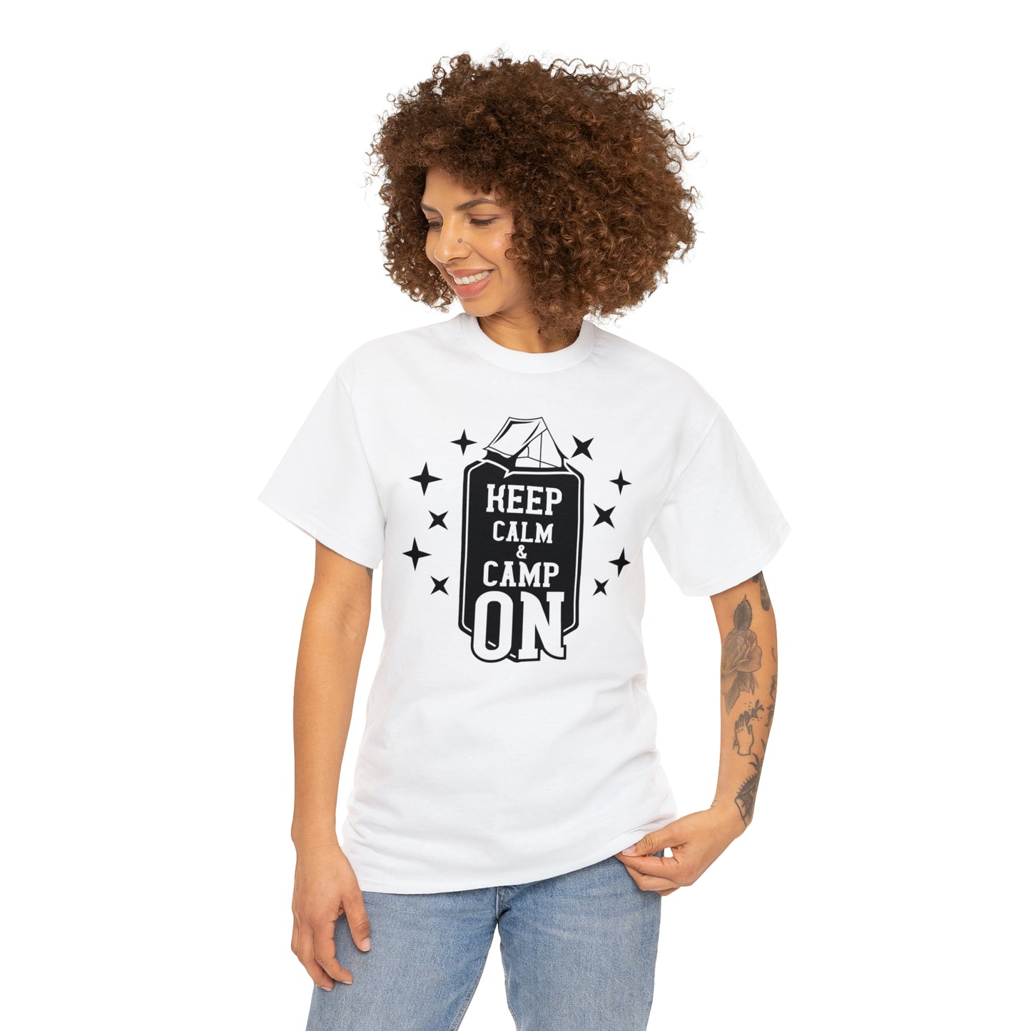 Keep Calm and Camp On Tee