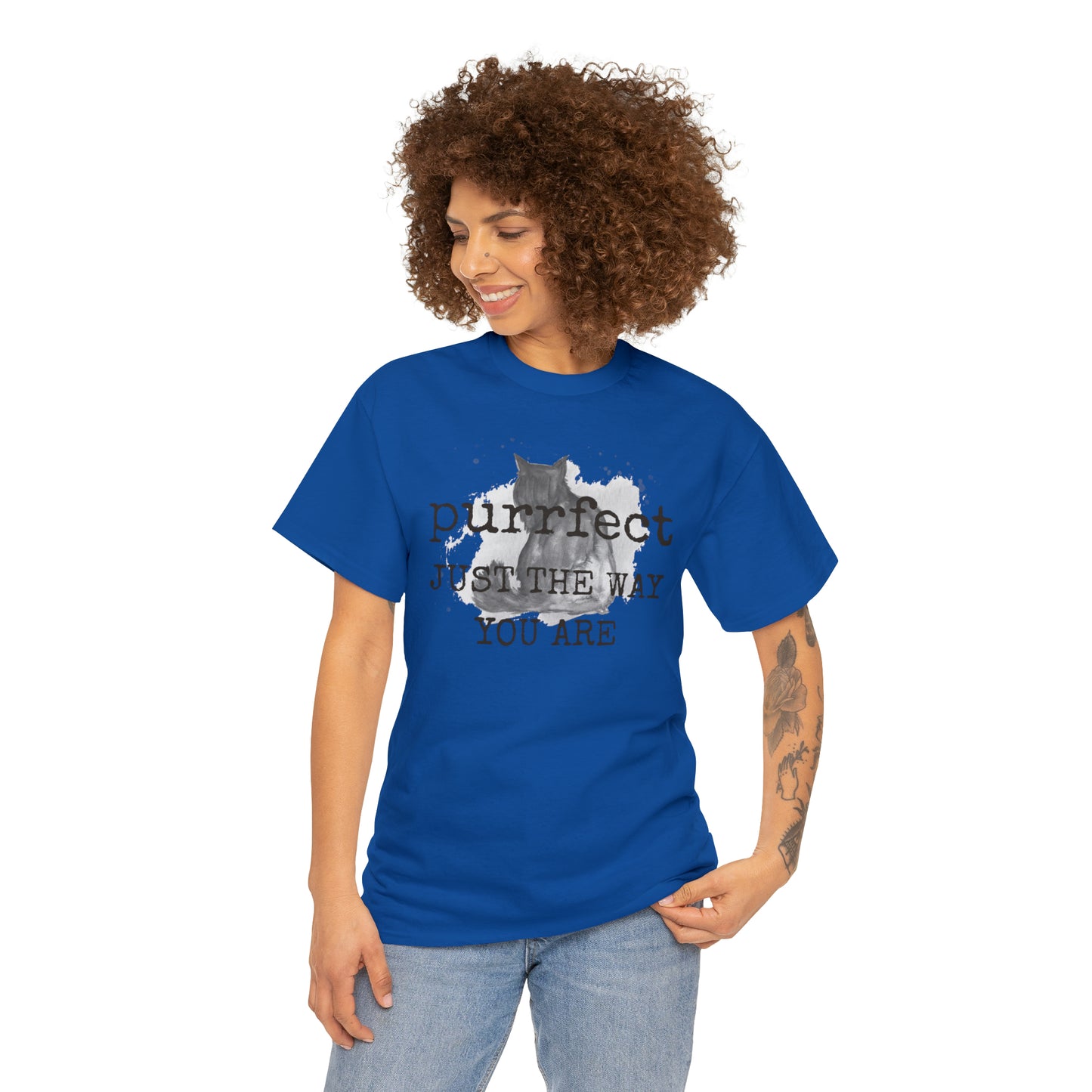 Purrfect Just the Way You Are Cat Tee