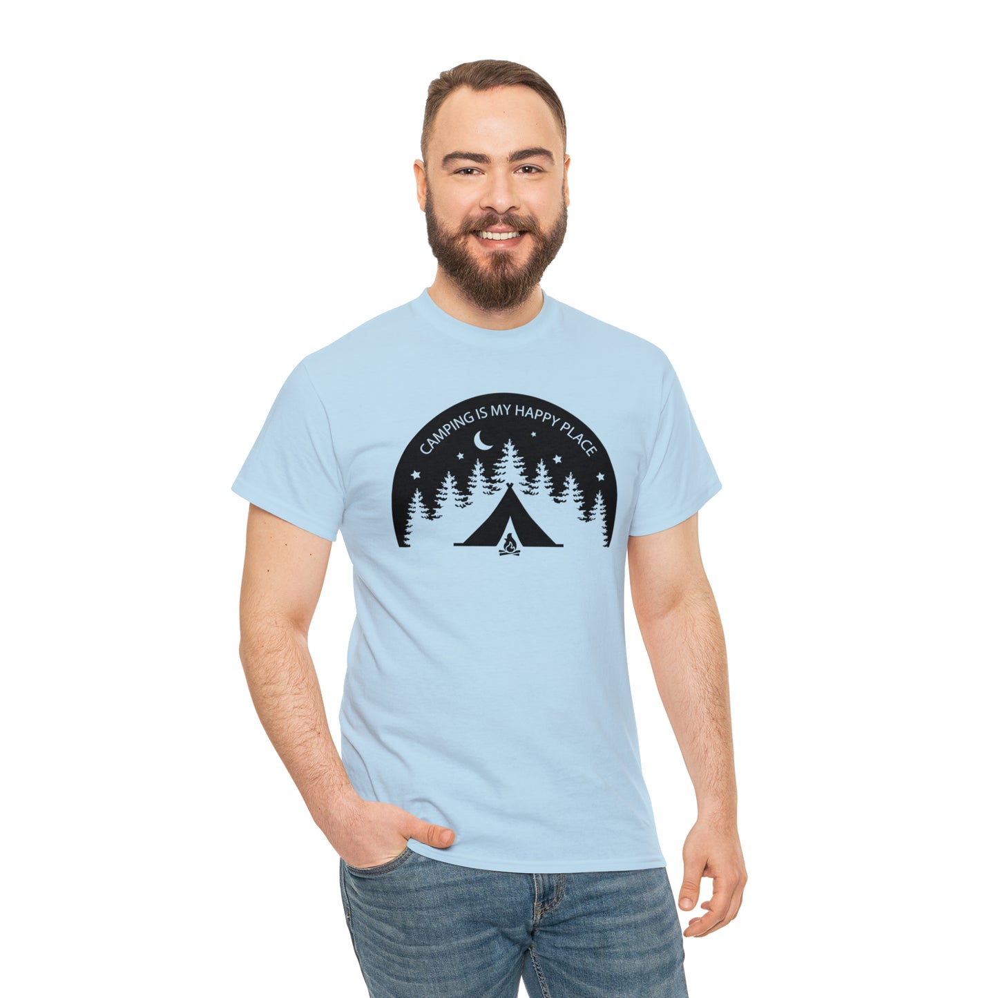 Camping Is My Happy Place Tee