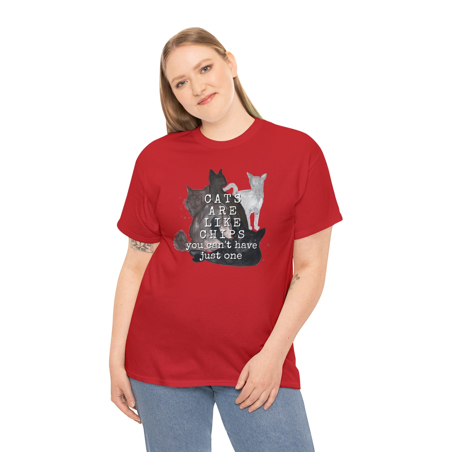 Cats Are Like Chips Tee