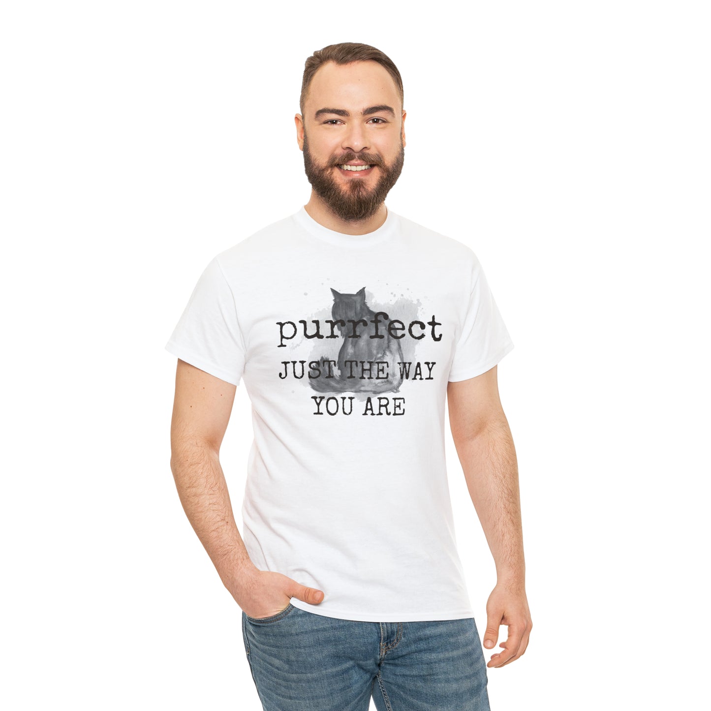 Purrfect Just the Way You Are Cat Tee
