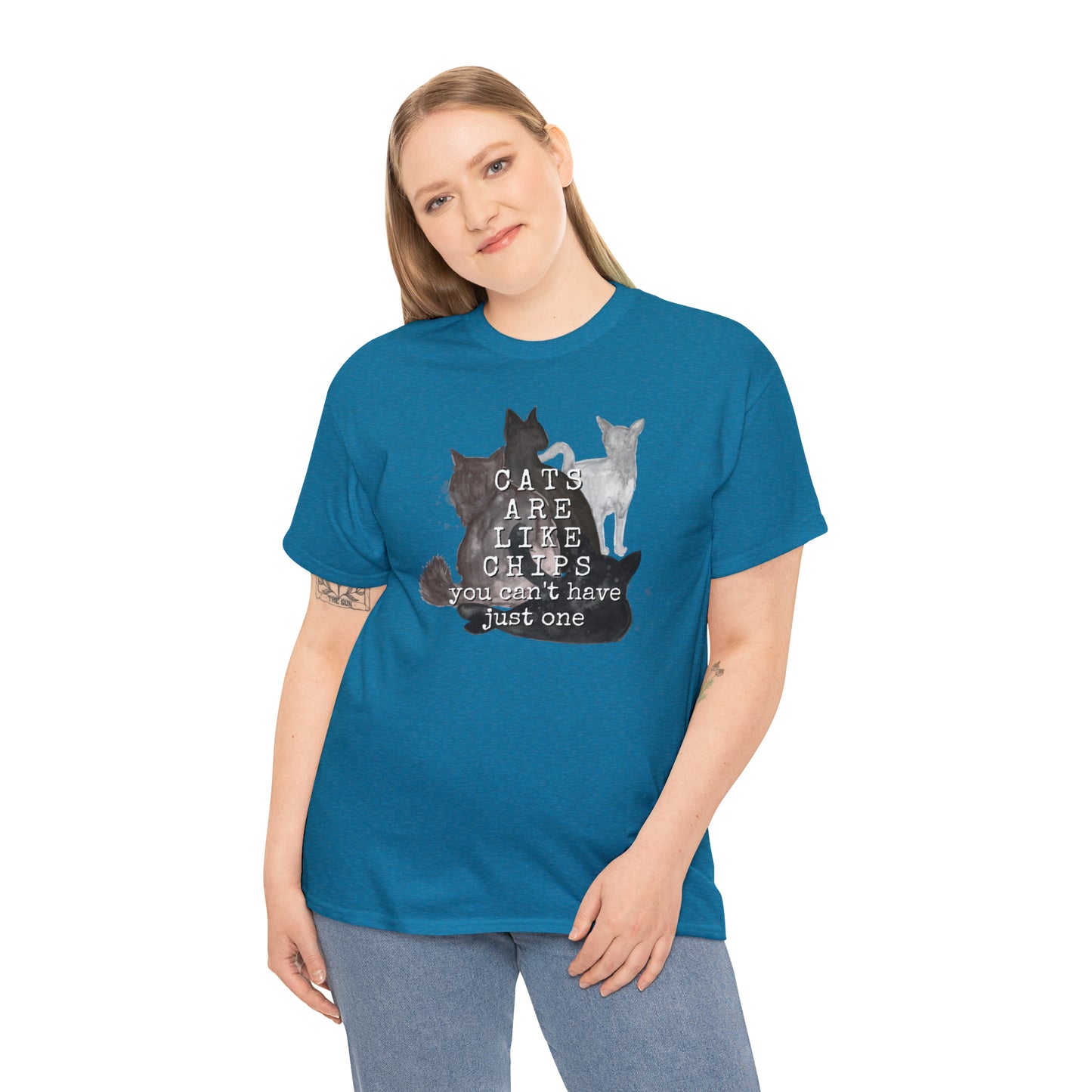 Cats Are Like Chips Tee