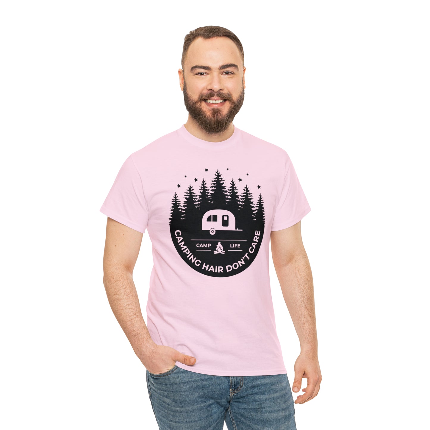 Camping Hair Don't Care Tee