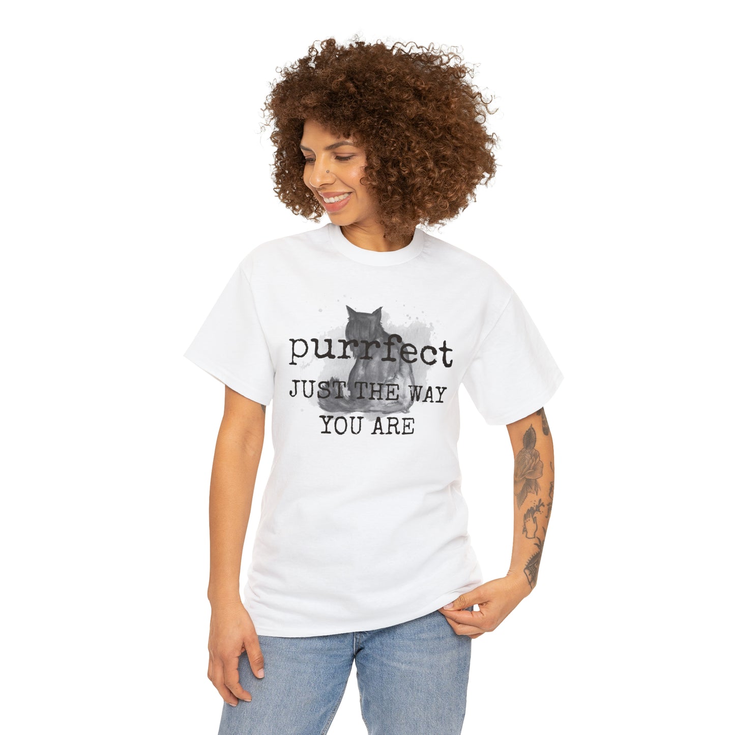 Purrfect Just the Way You Are Cat Tee