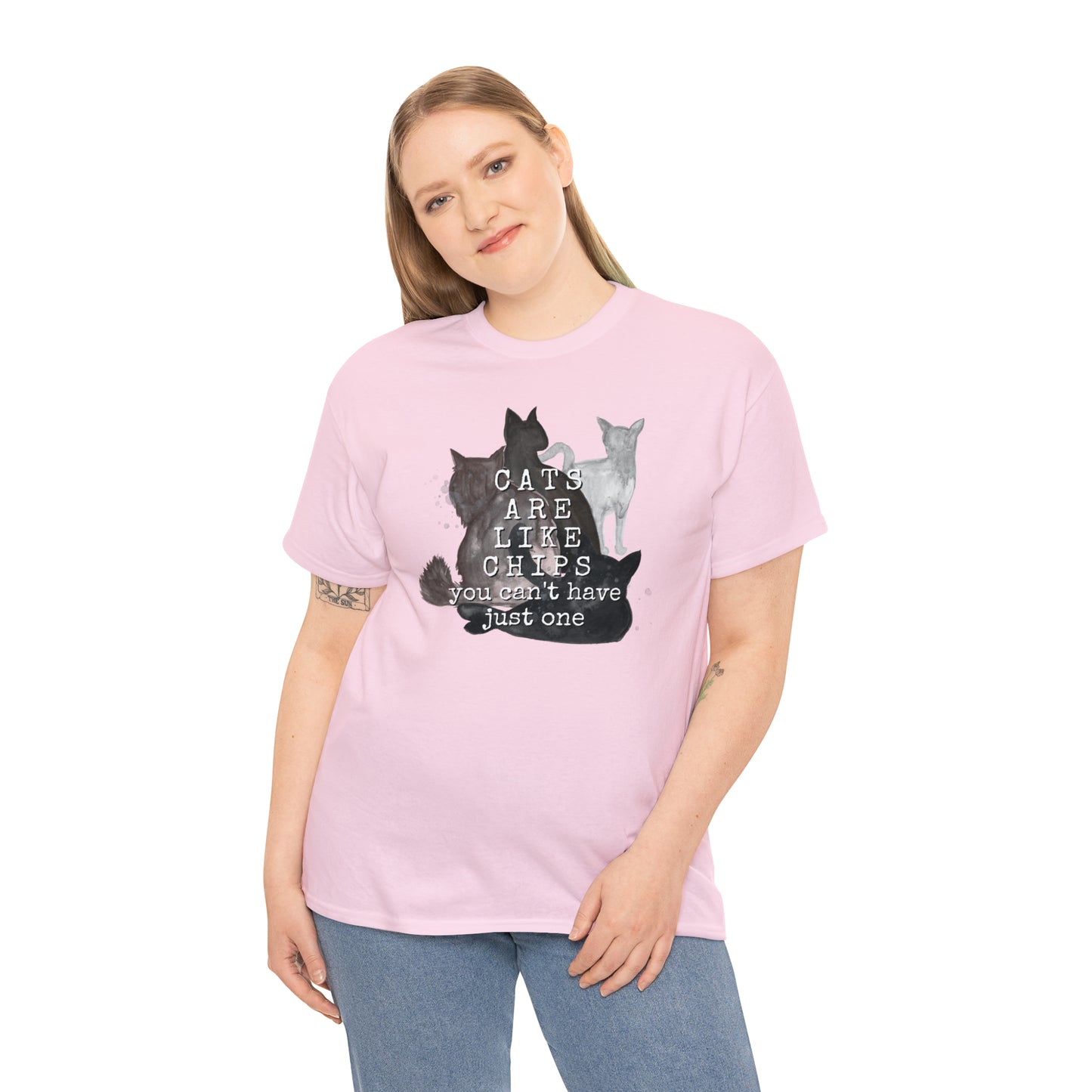 Cats Are Like Chips Tee