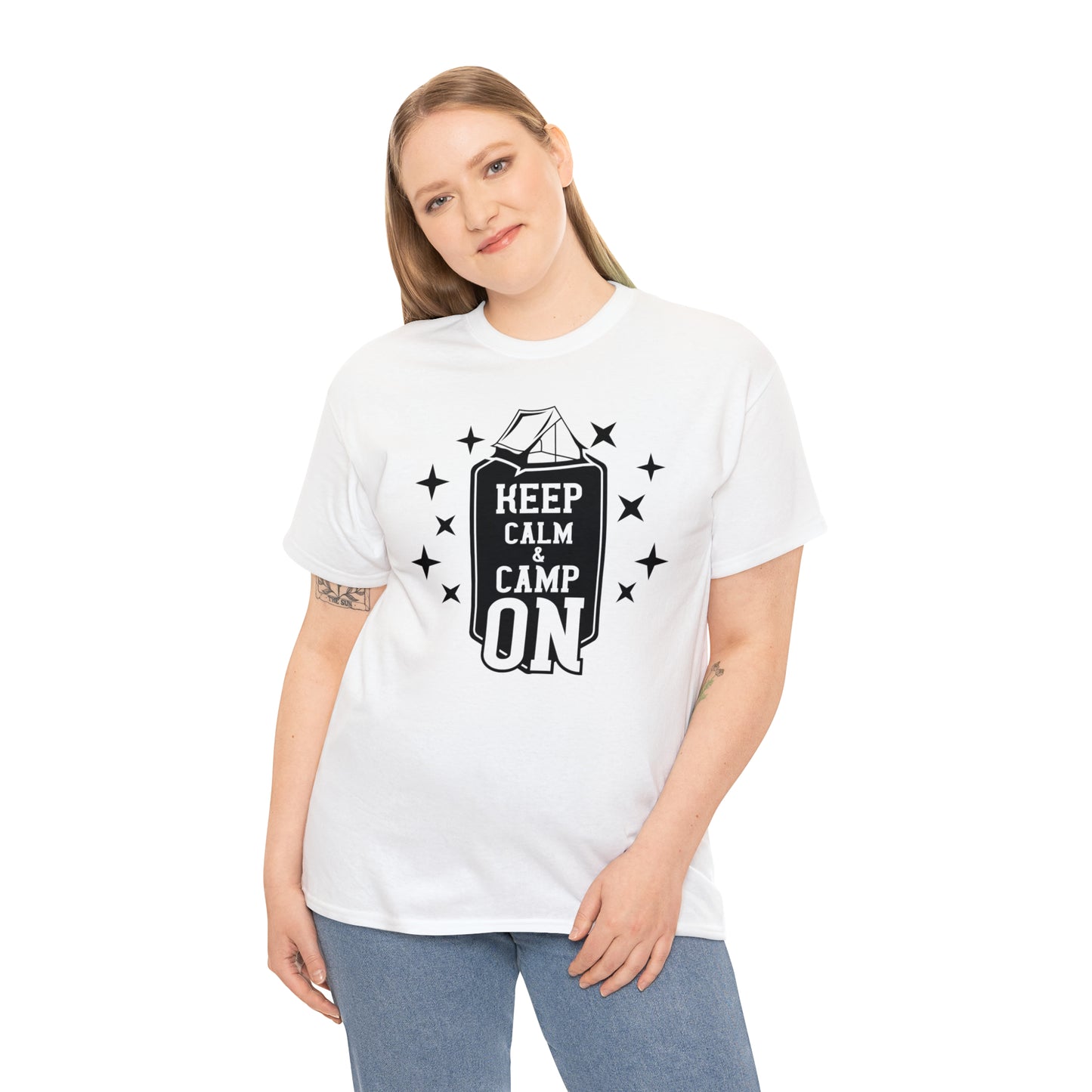 Keep Calm and Camp On Tee