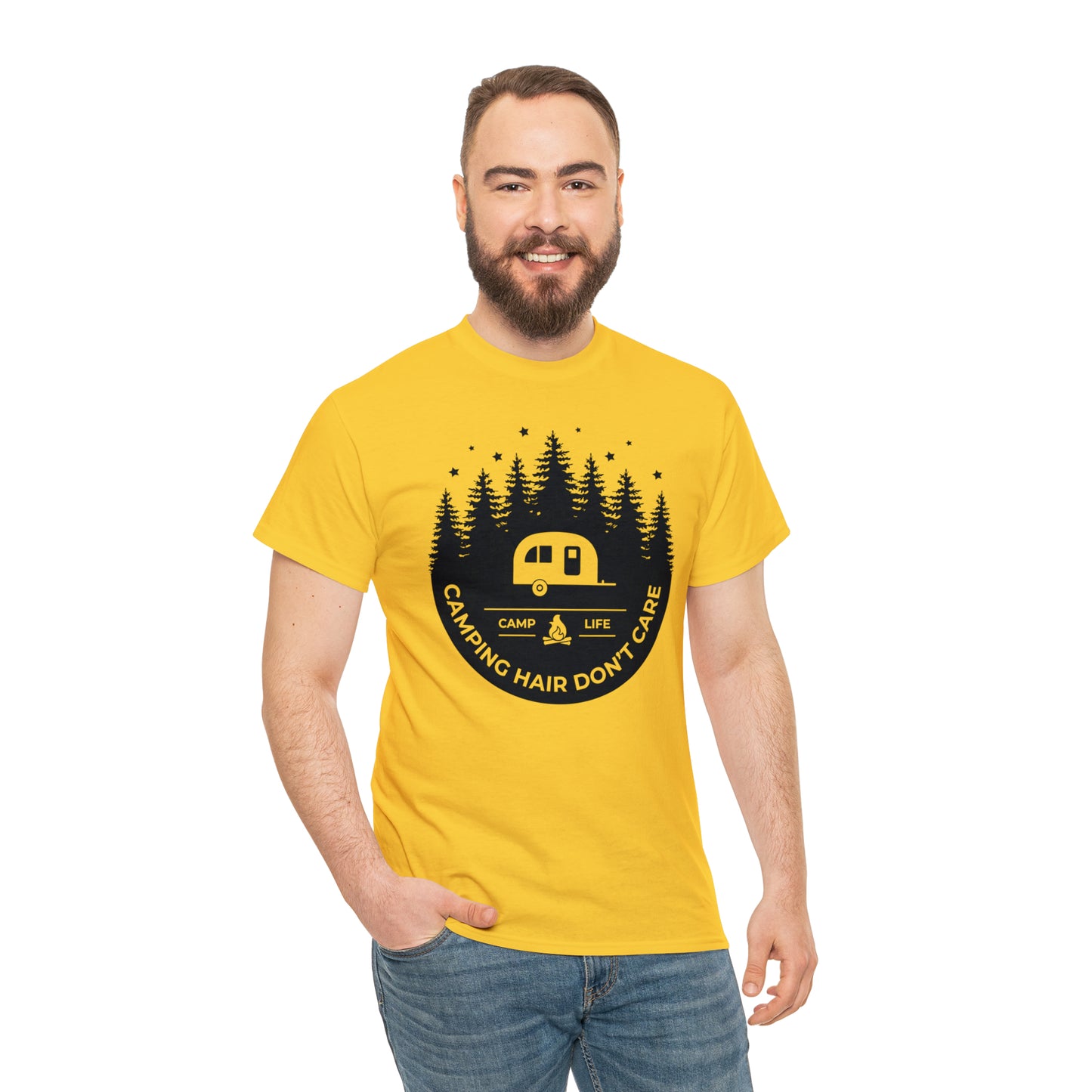 Camping Hair Don't Care Tee