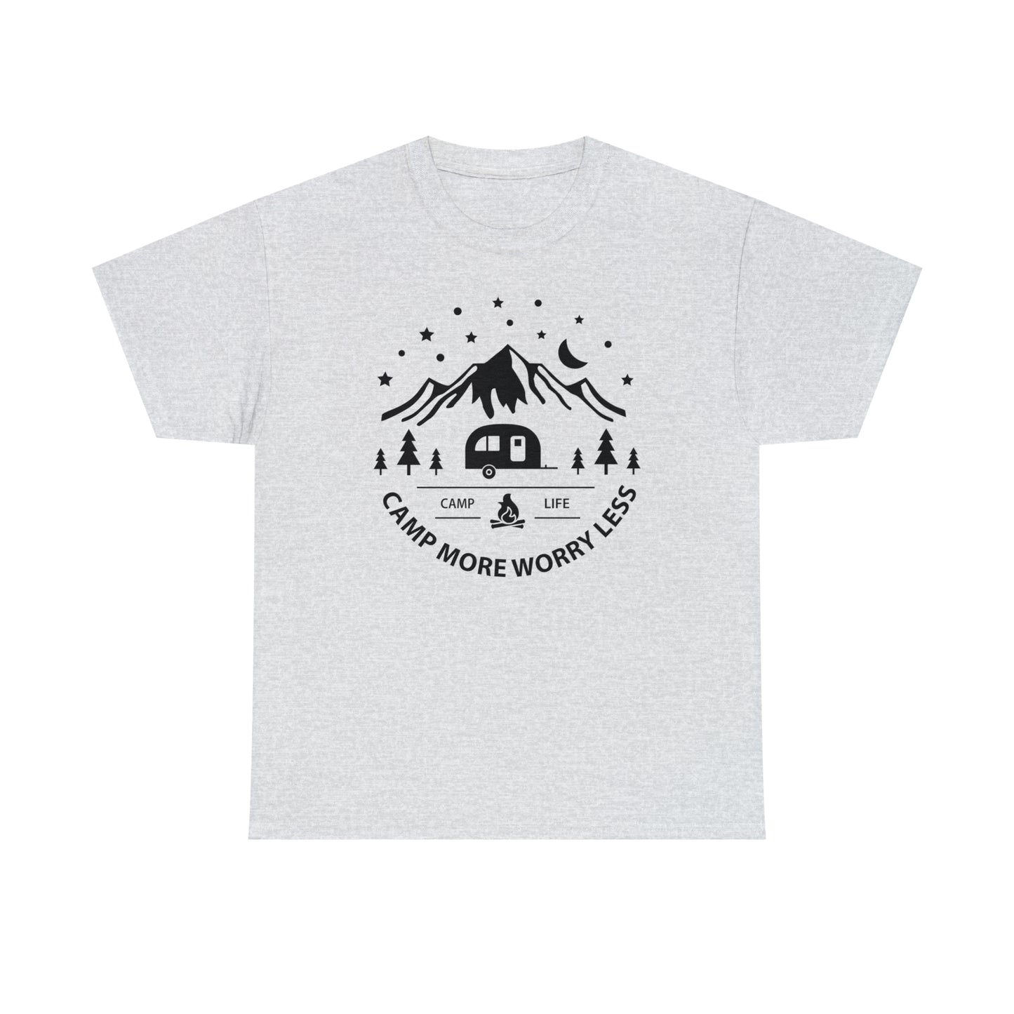 Camp More Worry Less Tee