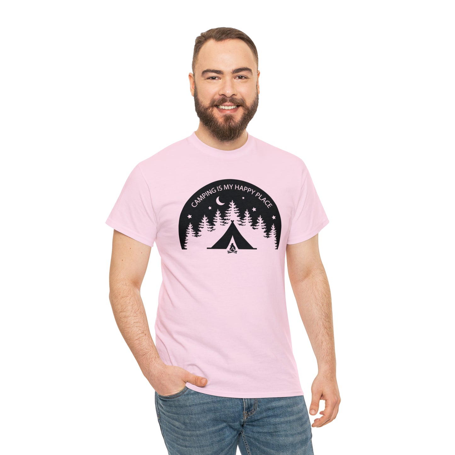 Camping Is My Happy Place Tee