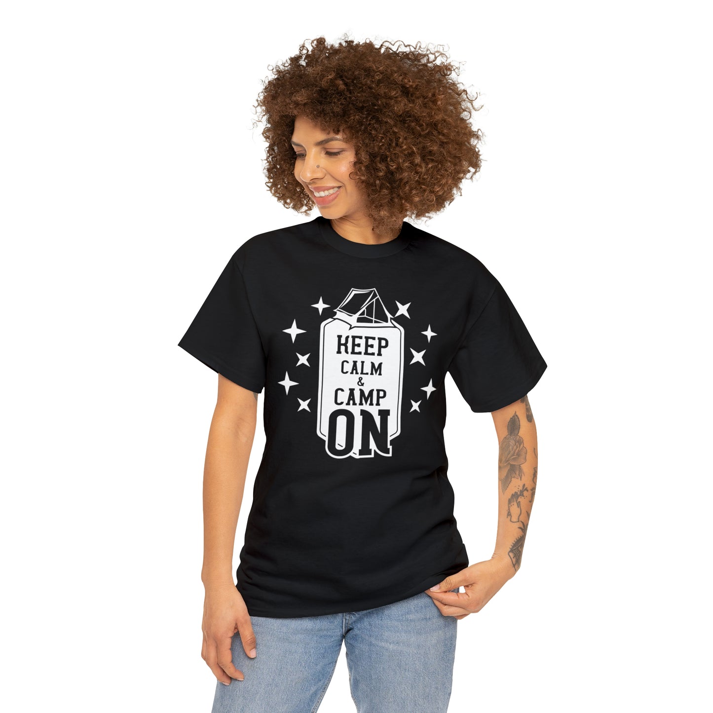 Keep Calm and Camp On Tee