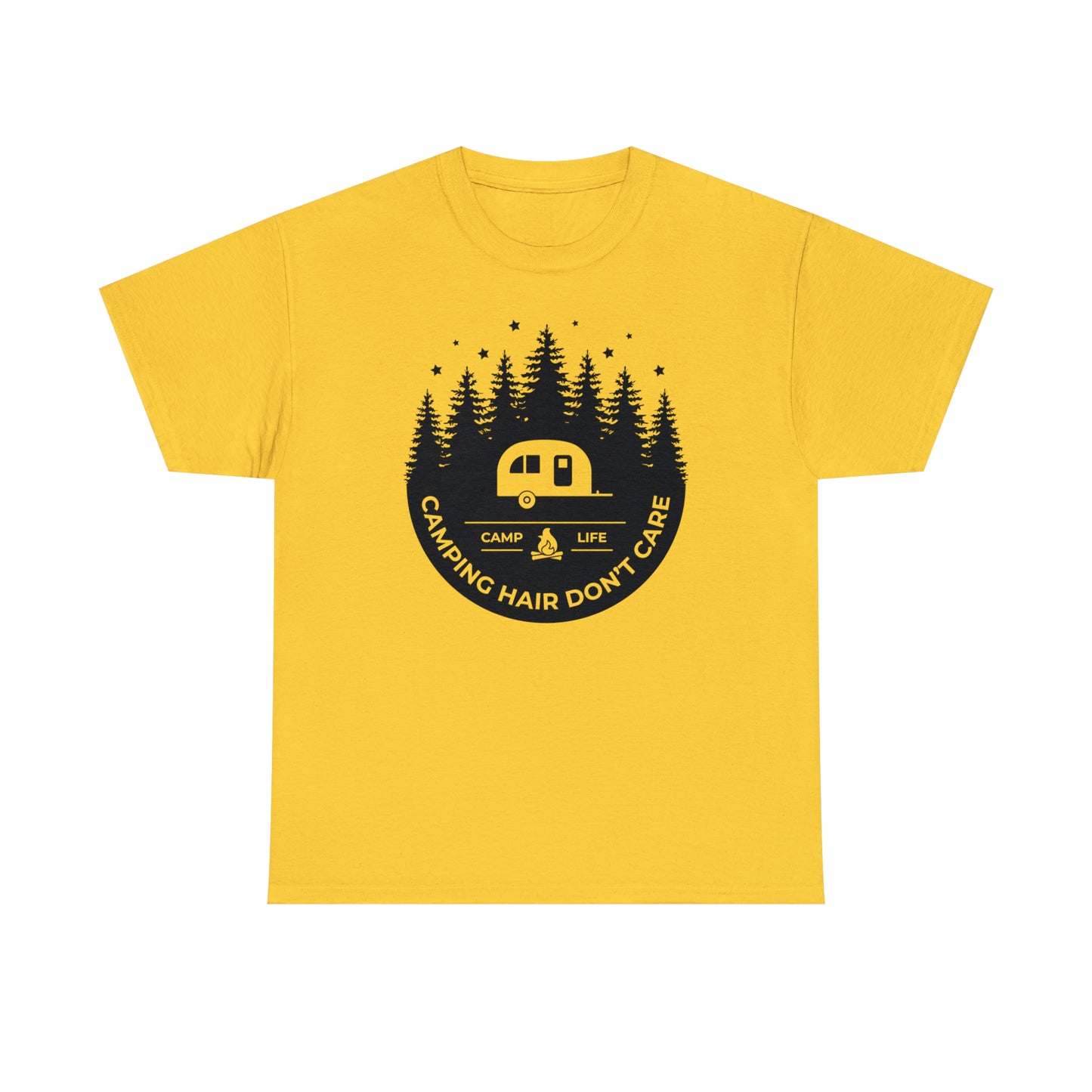 Camping Hair Don't Care Tee