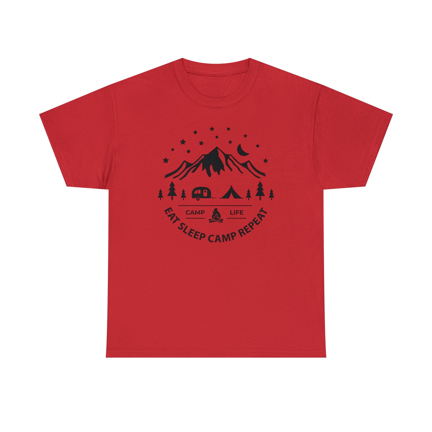 Eat Sleep Camp Repeat Tee