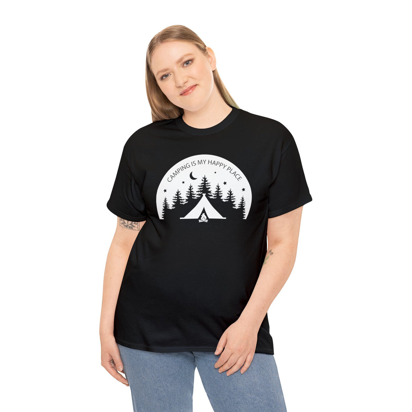 Camping Is My Happy Place Tee
