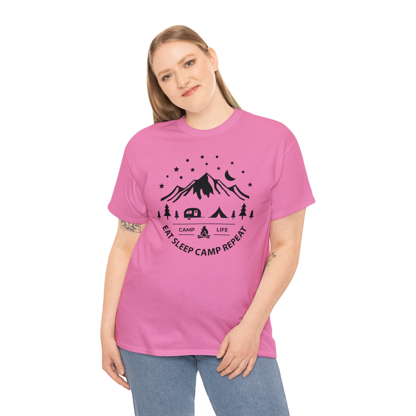 Eat Sleep Camp Repeat Tee