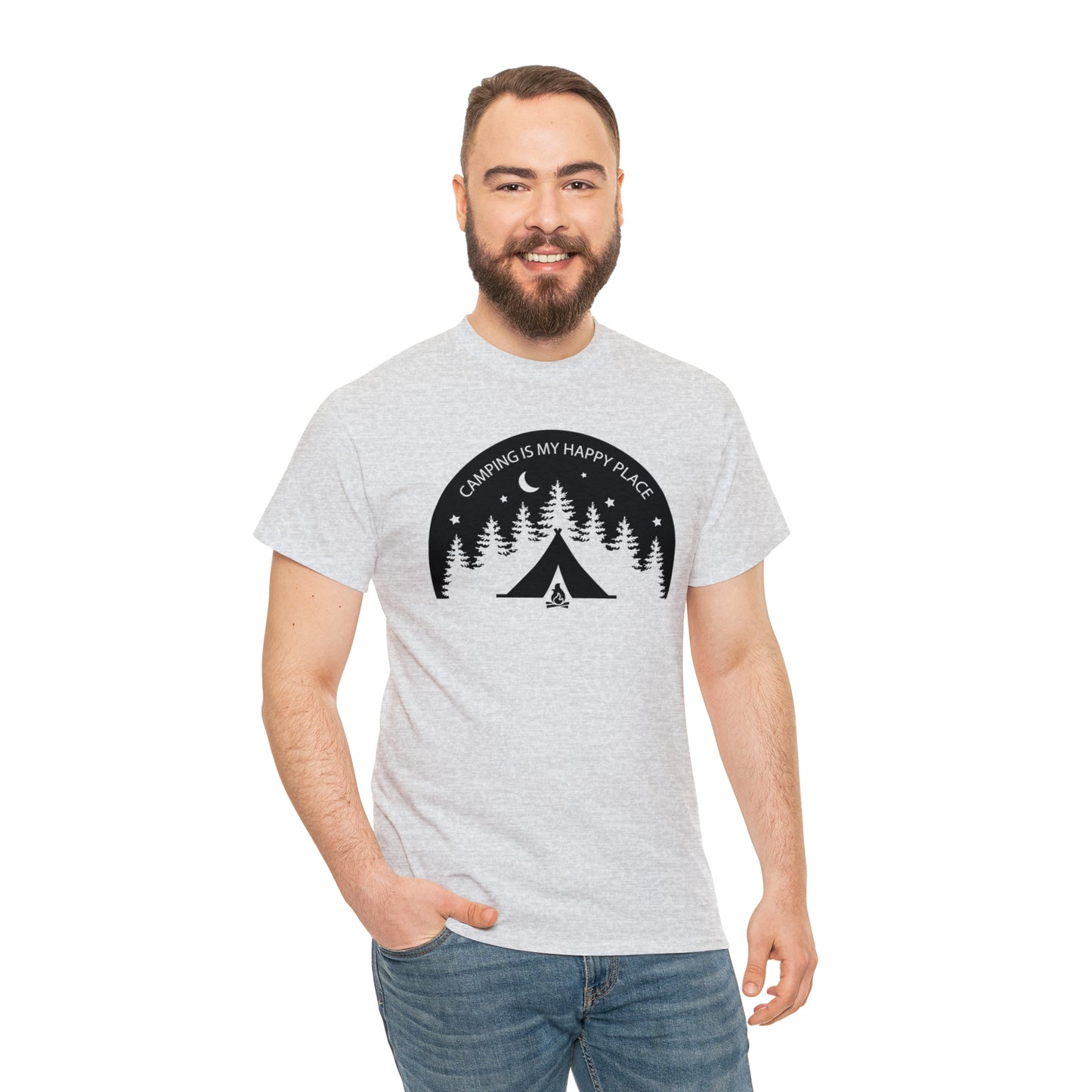 Camping Is My Happy Place Tee