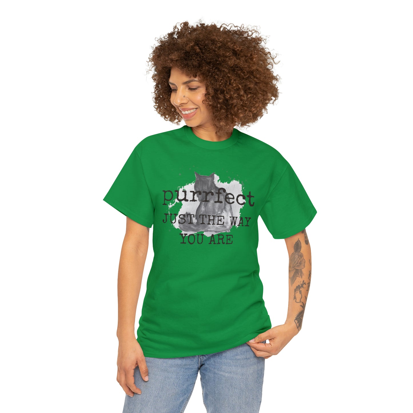 Purrfect Just the Way You Are Cat Tee